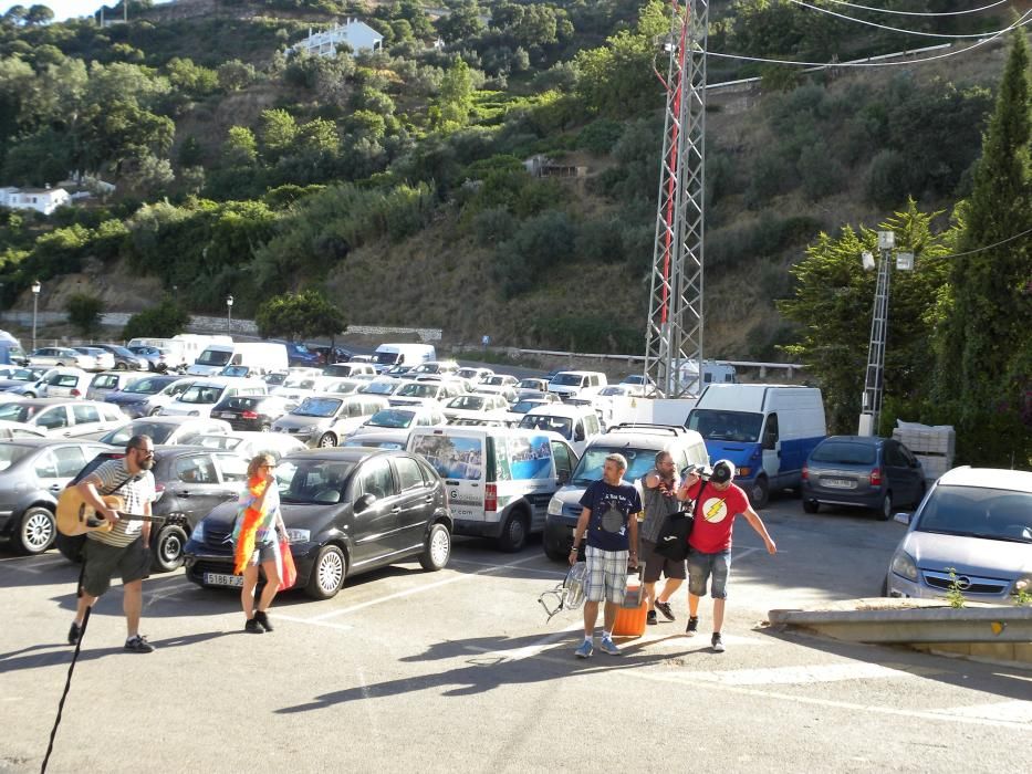 Las calles de Ojén, preparadas para el inicio de los conciertos