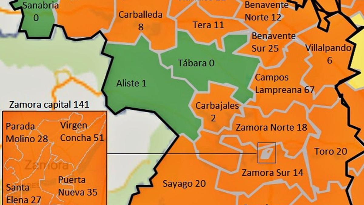 Zamora podría estar confinada la semana que viene si no baja el ritmo de contagios