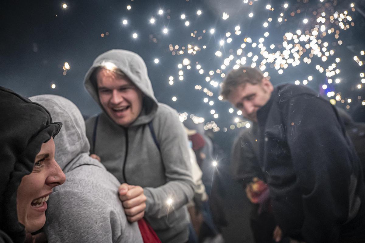 Dentro del correfoc de la Mercè