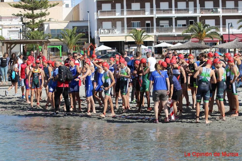 Final de triatlón de Deporte en Edad Escolar