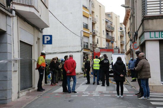 Incendi en un pis de Cassà de la Selva