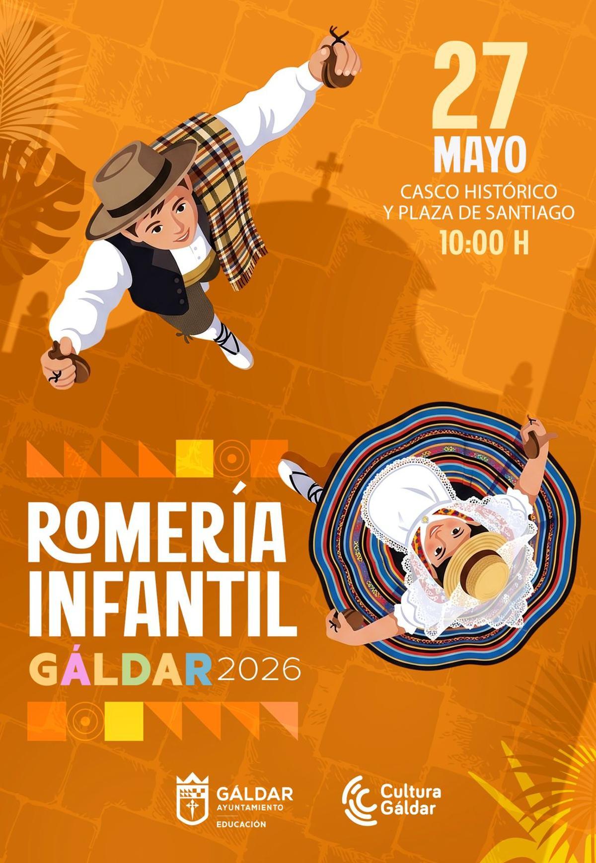 CARTEL ROMERÍA INFANTIL GÁLDAR 2026