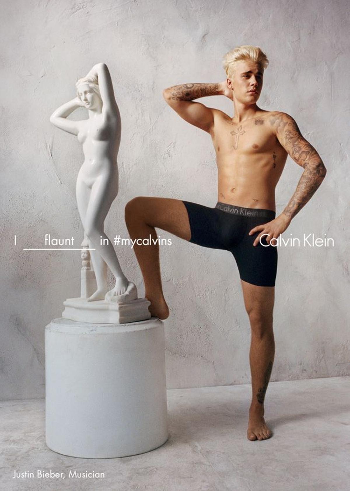 Justin Bieber para Calvin Klein #mycalvins