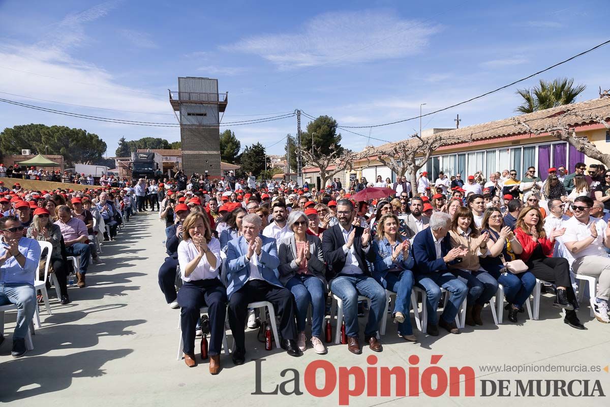 Presentación de José Vélez como candidato del PSOE a la presidencia de la Comunidad