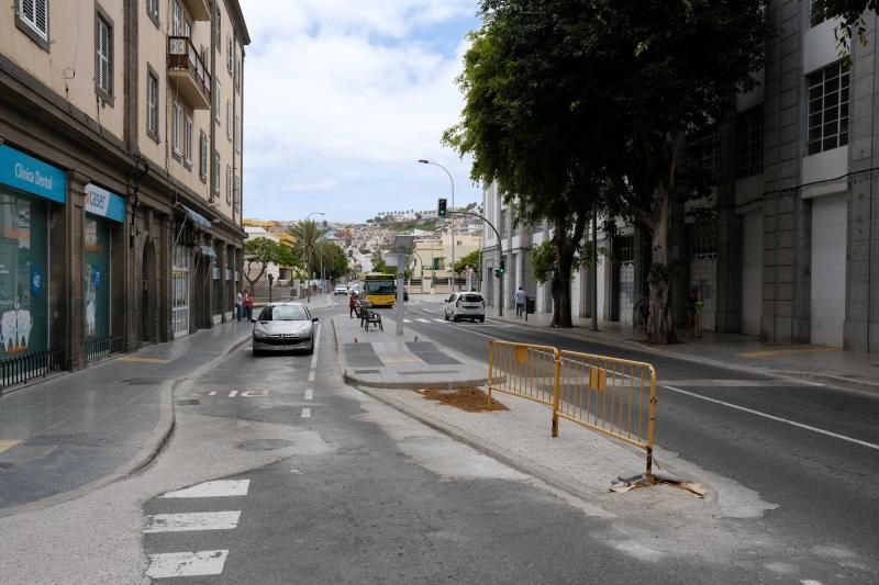 27-06-18. LAS PALMAS DE GRAN CANARIA. OBRAS METRO GUAGUA. FOTO: JOSÉ CARLOS GUERRA.  | 27/06/2018 | Fotógrafo: José Carlos Guerra