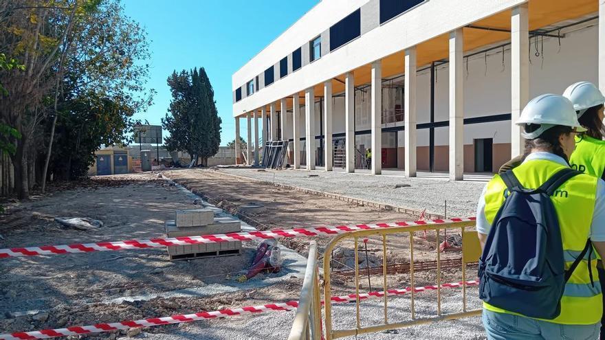 Obras contra reloj en el nuevo IES García Berlanga de Sant Joan