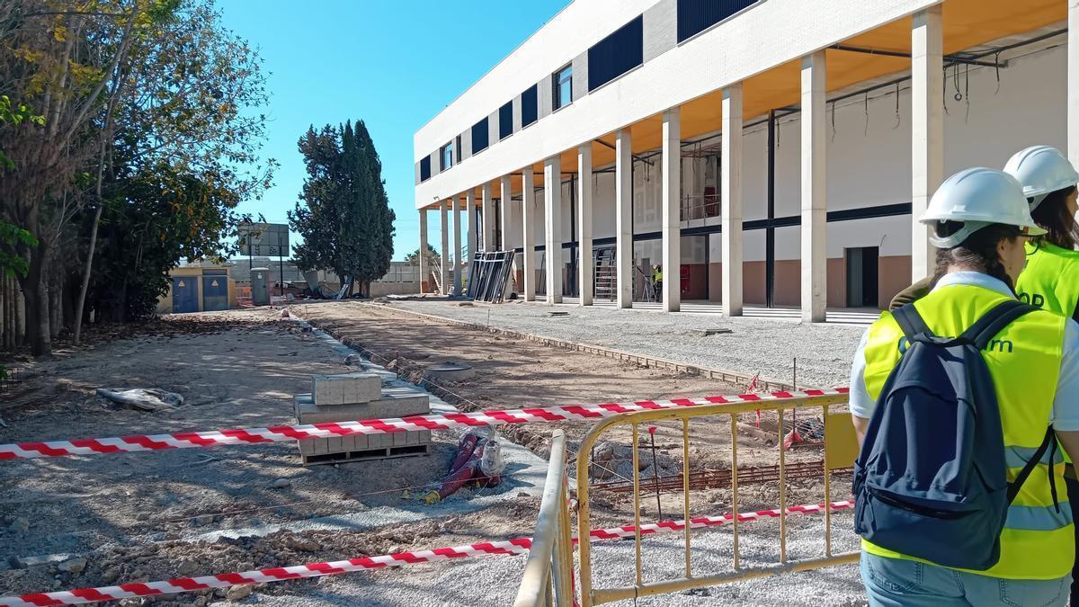 El nuevo IES García Berlanga, en la recta final de las obras