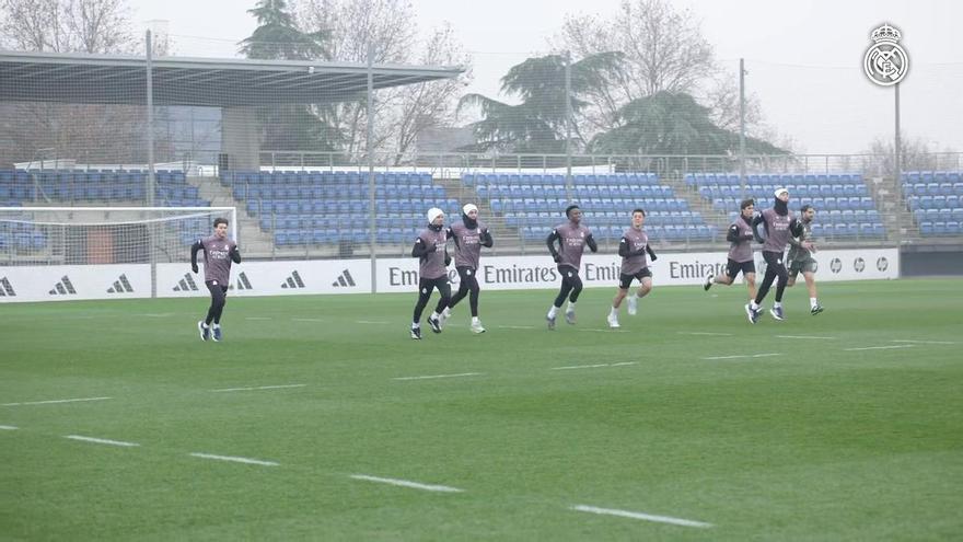 Entrenamiento del Real Madrid