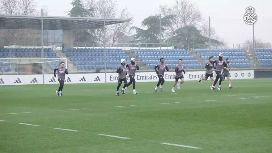 Entrenamiento del Real Madrid