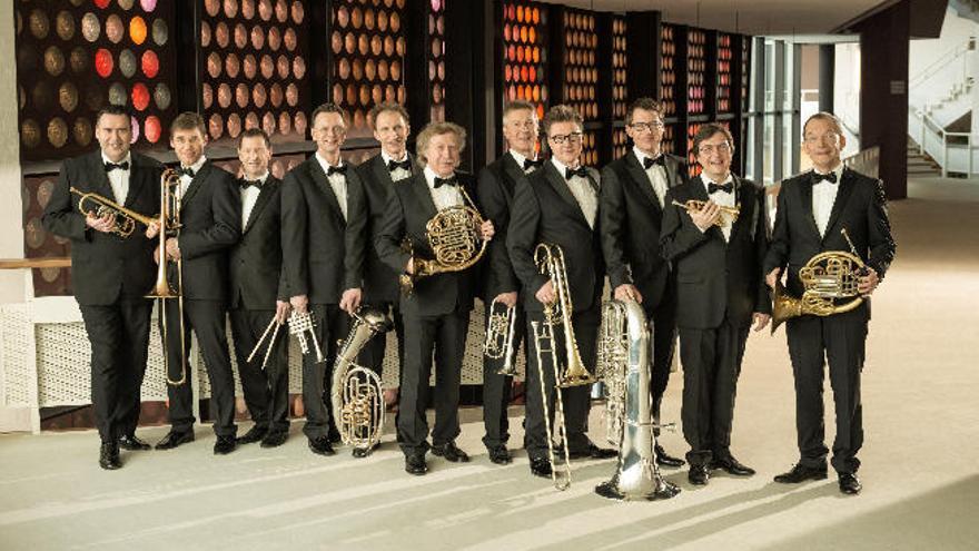 La Sociedad Filarmónica cierra su temporada con el grupo de virtuosos del viento metal German Brass