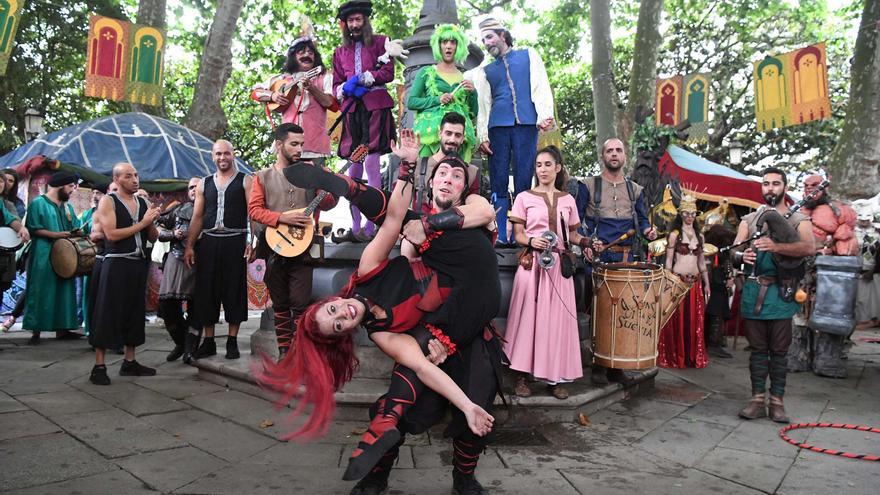 Música medieval, recreaciones históricas y acrobacias en la Ciudad Vieja hasta el lunes