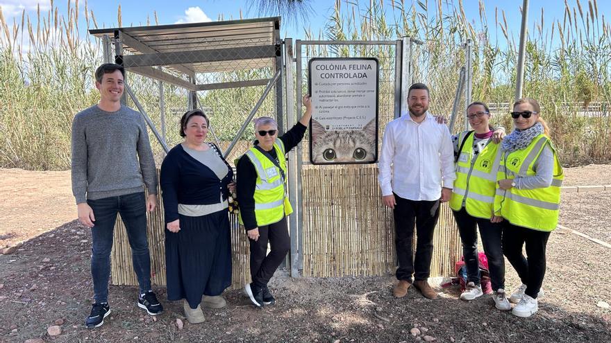 La Pobla de Farnals instala un refugio para gatos en el polígono industrial