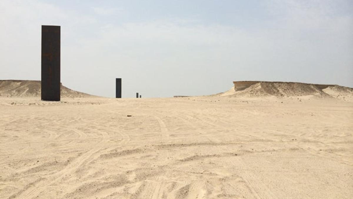 Richard Serra en el desierto