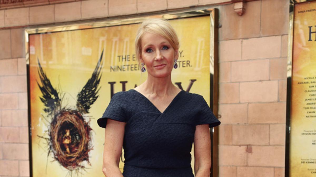 J. K. Rowling en el estreno de 'Harry Potter y el legado maldito'