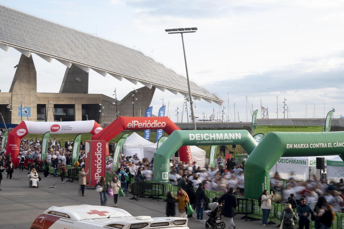 Barcelona corre contra el cáncer en el Fòrum