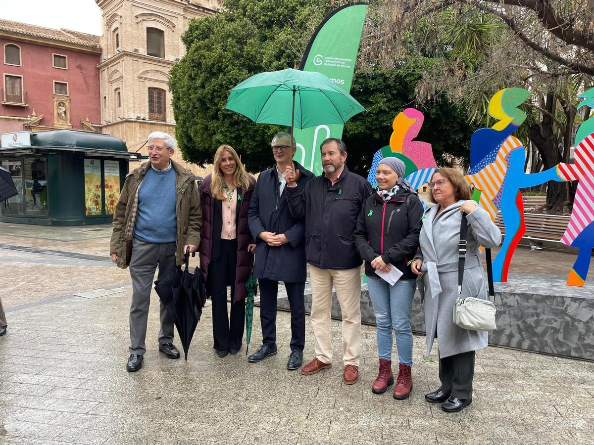 Acto de la AECC celebrado en Murcia con motivo del Día del Cáncer.