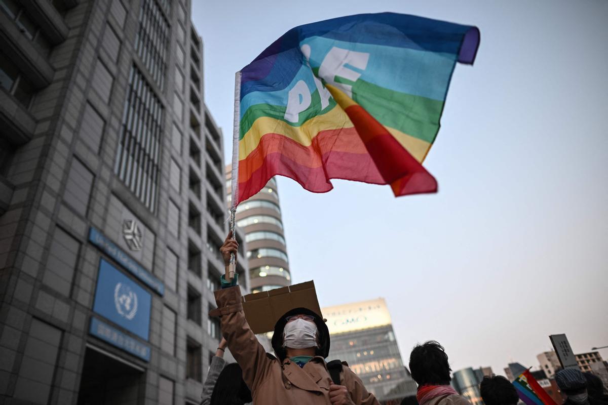 Celebración del Día internacional de la mujer en Tokio.