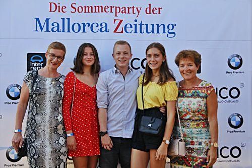 v.l.: Miriam Gutjahr, Paula Gutjahr, Simon Jagsch, Nina Jagsch, Claudia Jagsch