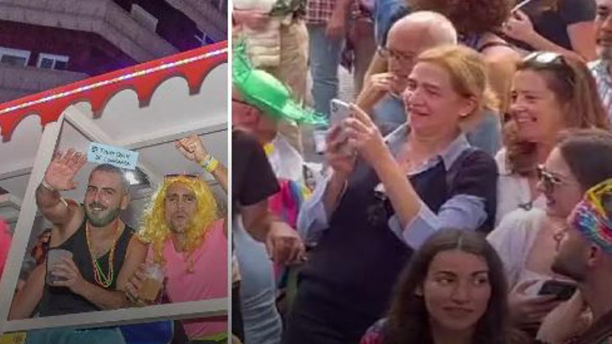 Cristina de Borbón y Alexia de Grecia disfrutan del Carnaval de Las Palmas de Gran Canaria