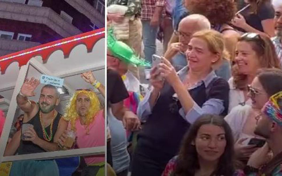 Cristina de Borbón y Alexia de Grecia disfrutan del Carnaval de Las Palmas de Gran Canaria
