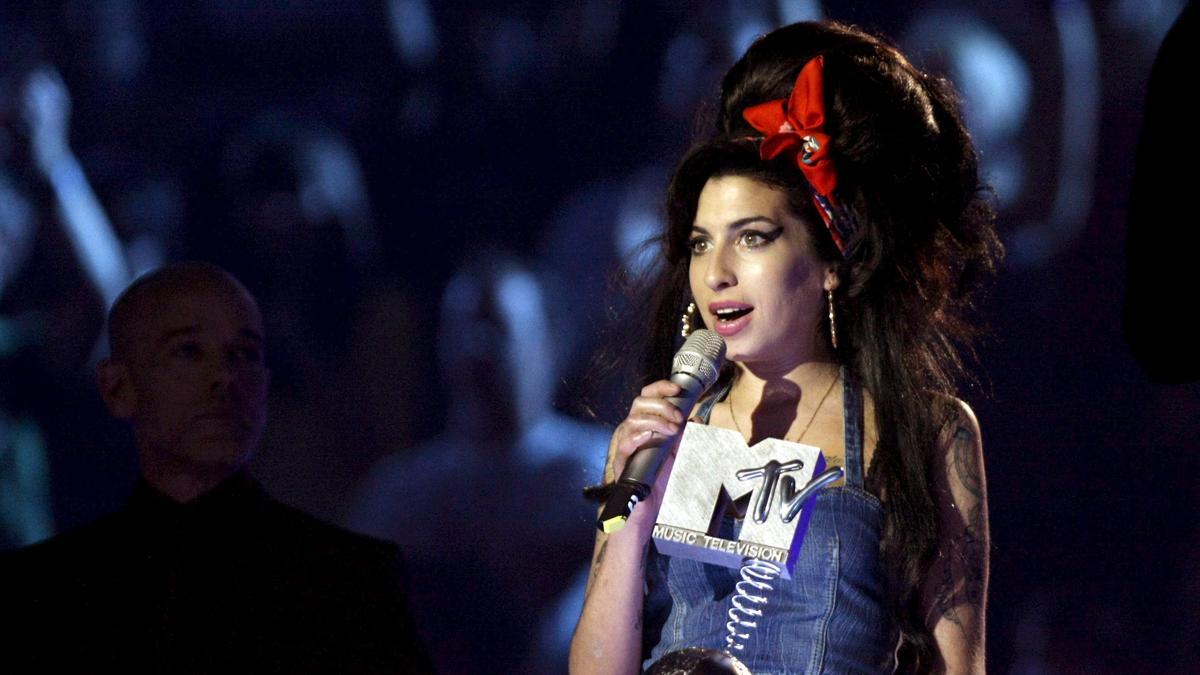 Amy Winehouse, durante una gala de MTV.