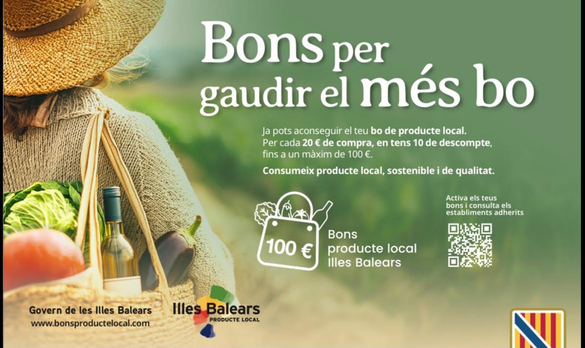 Cartel promocional de los bonos.