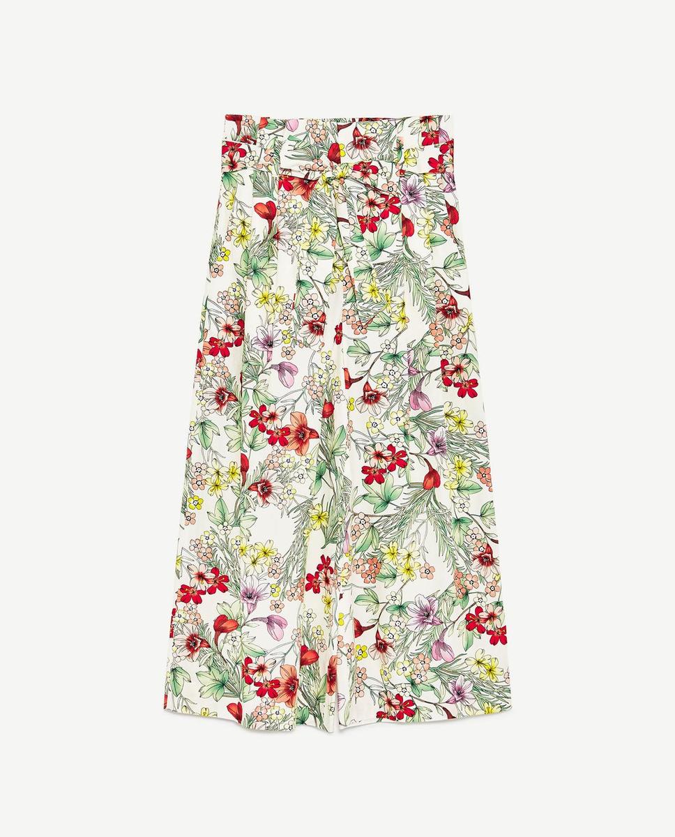 El paraíso 'made in' Zara: Culotte de flores (39,95 euros)