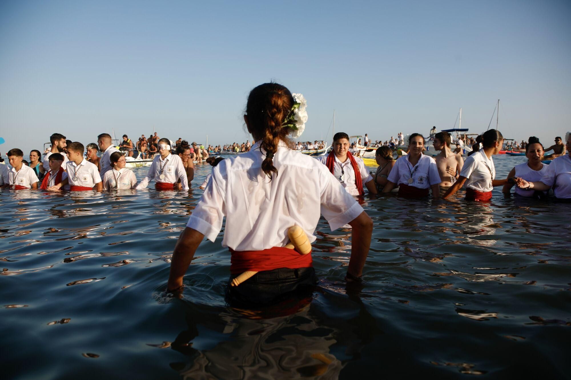 Procesión de la Virgen del Carmen de la barriada de El Palo

