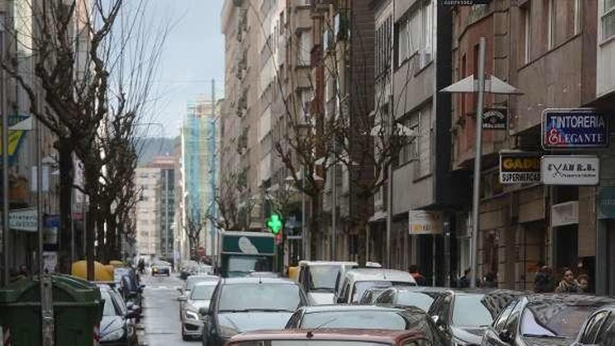 Tramo de la calle donde se actuará. // R. Vázquez