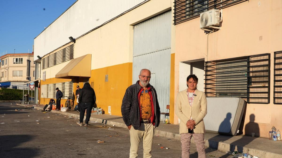 Encierro en el centro de atención a transeúntes de Castellón por el cierre del dispositivo contra el frío