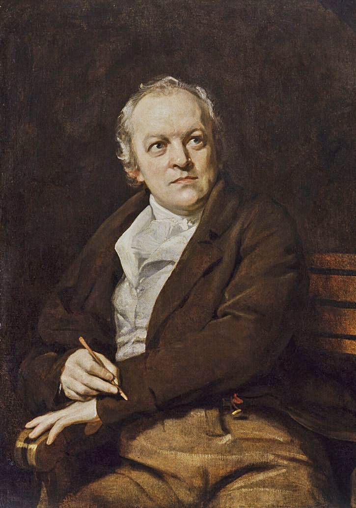 William Blake, retratado por  Thomas Phillips (1807). 