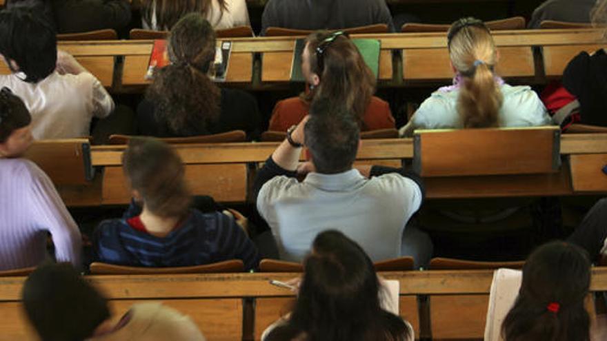 Alumnos en una universidad.