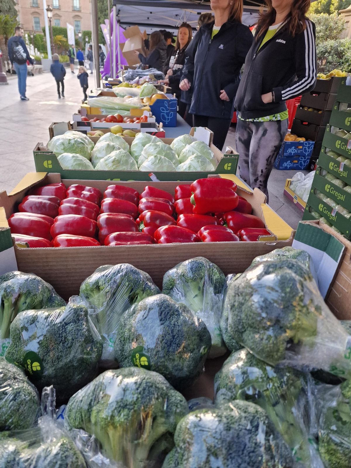 Las cooperativas agroalimentarias de Fecoam aportaron frutas y hortalizas para todos.