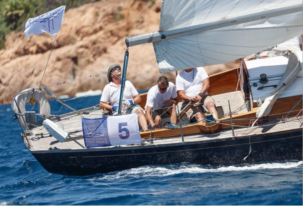 Segona jornada de la regata «I Vela Clàssica Costa Brava» a l''Estartit