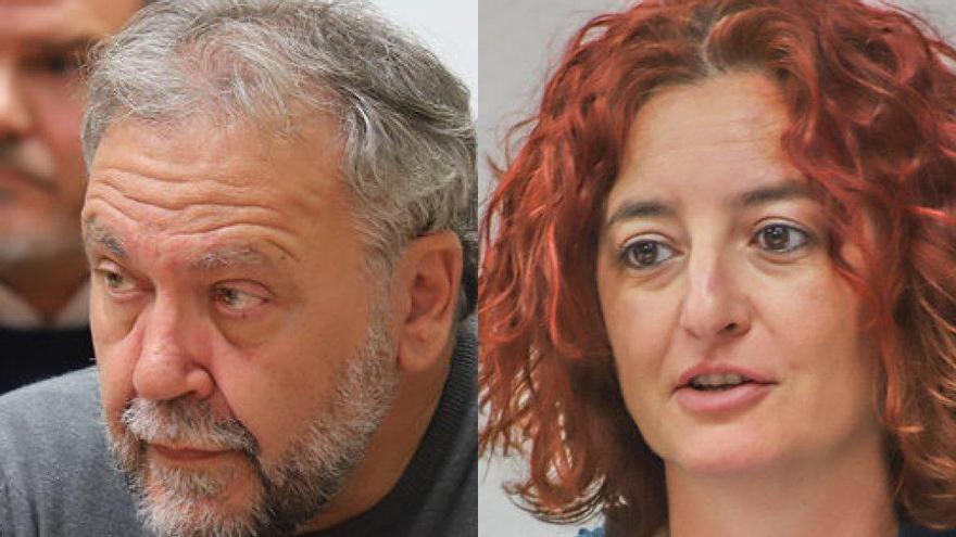 El portavoz Navarro y la concejala Serrano, del grupo socialista de Torrevieja/ Fotos Tony Sevilla