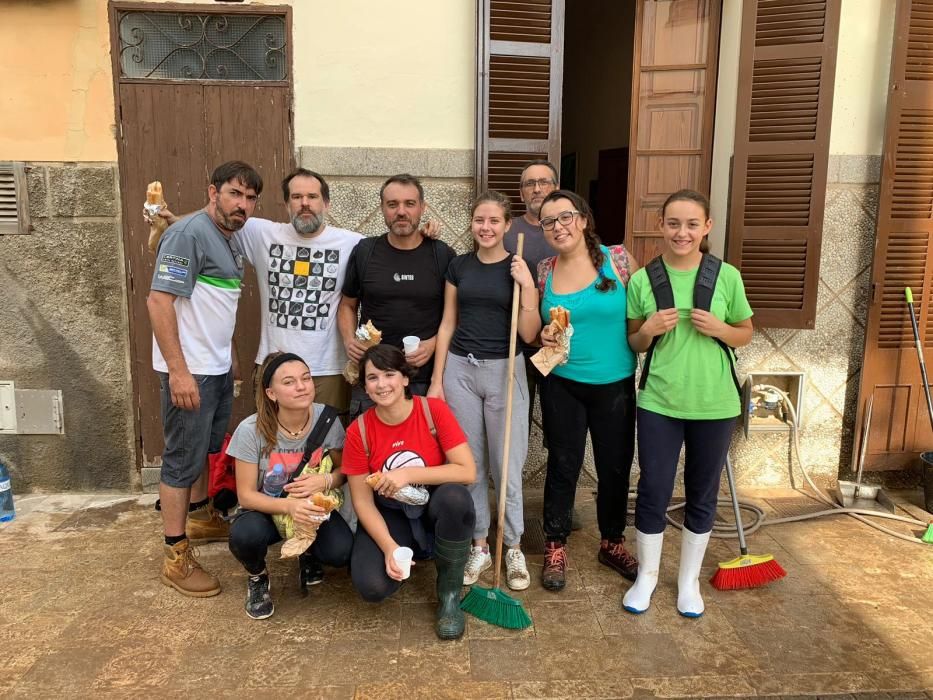 Una riada de solidaridad inunda Sant Llorenç