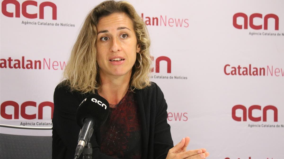 La diputada de la CUP-NCG, Laia Estrada.