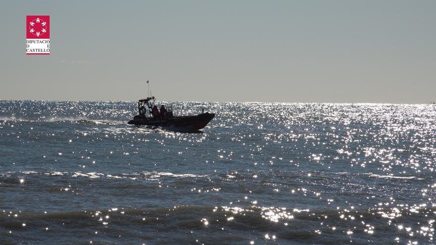 Operativo de rescate marino en Burriana