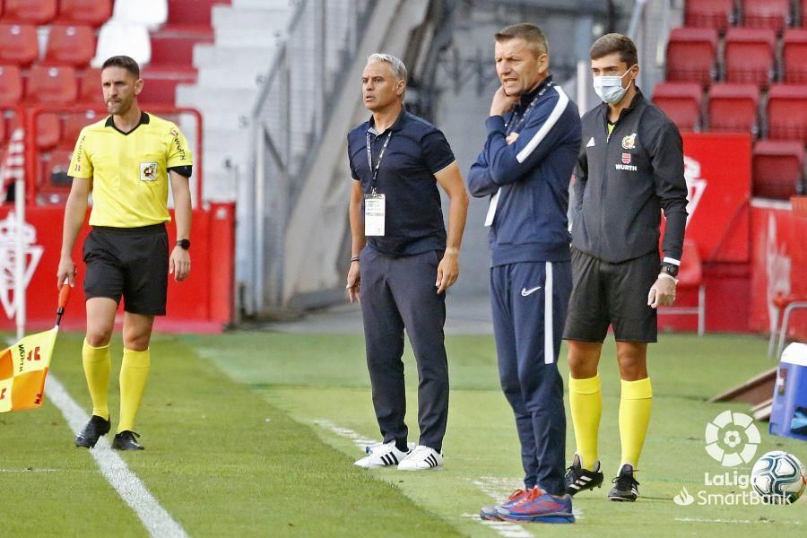 Partido del Sporting y el Málaga CF de la Liga SmartBank.