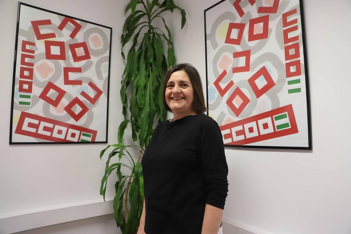 Marina Borrego, secretaria general de CCOOCórdoba.