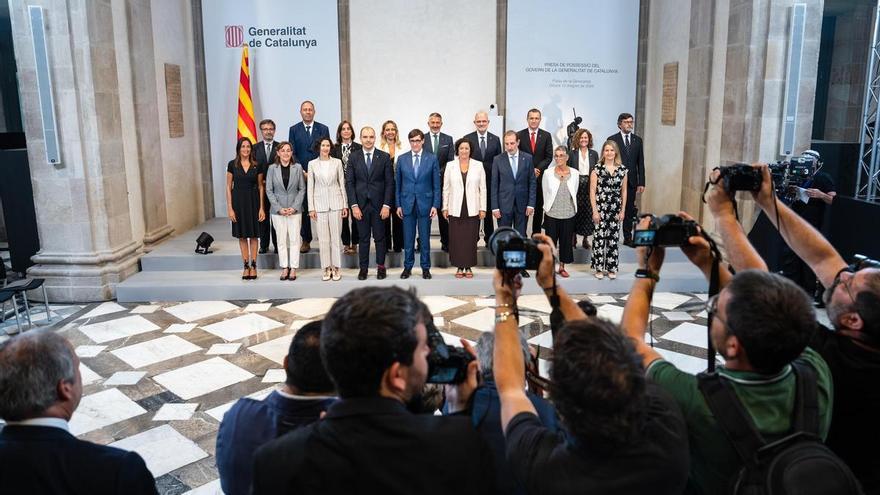 Salvador Illa preside la primera reunión del nuevo Govern de Cataluña