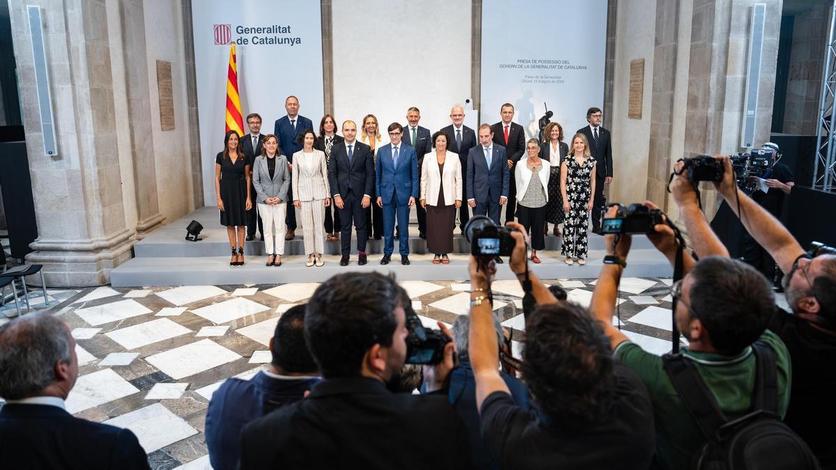 Salvador Illa preside la primera reunión del nuevo Govern de Cataluña