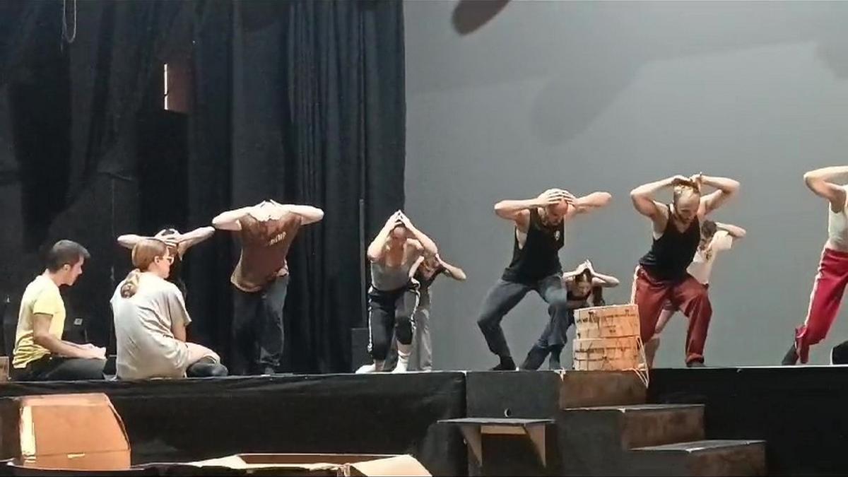 Ensayo del espectáculo 'Canarii. País Adentro'