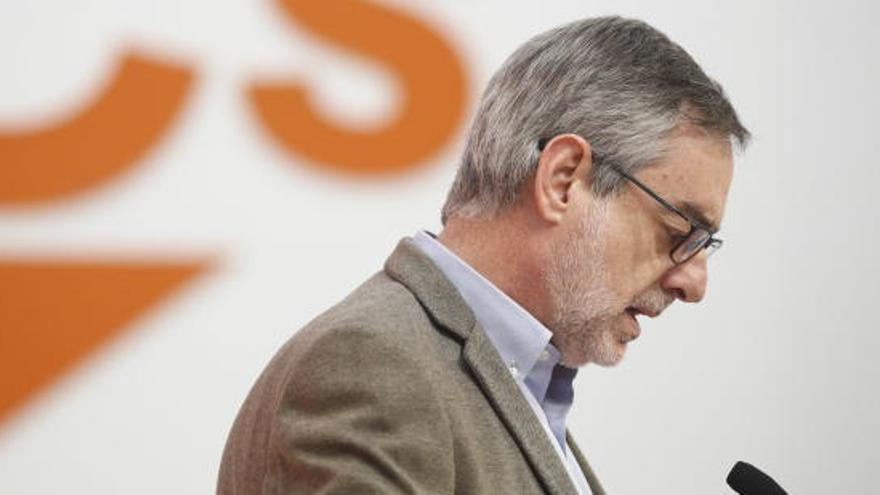 Manuel Villegas, secretario general de Ciudadanos.