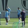 Último entrenamiento del Barça antes del choque liguero contra el Atlético