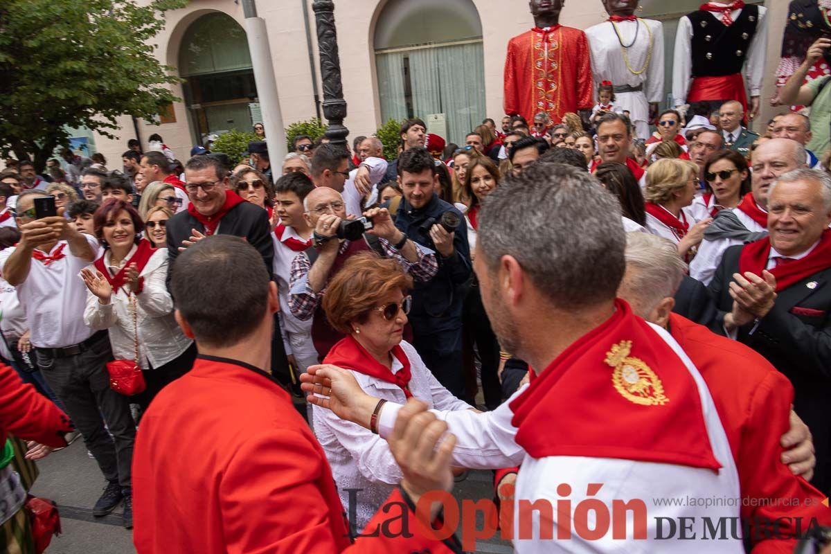 Moros y Cristianos en la mañana del día dos en Caravaca