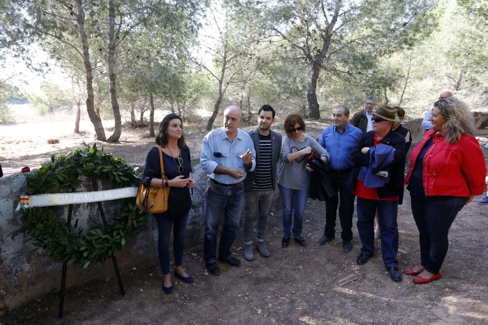 Homenaje a los represaliados del franquismo en Paterna.