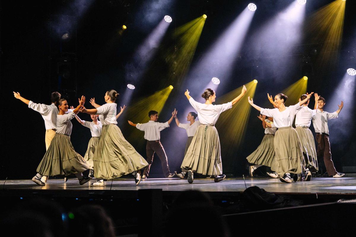 Un instant de l'espectacle del Marboleny al Festival Ésdansa, a les Preses.