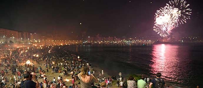 Así fue el día y la noche de San Juan en A Coruña