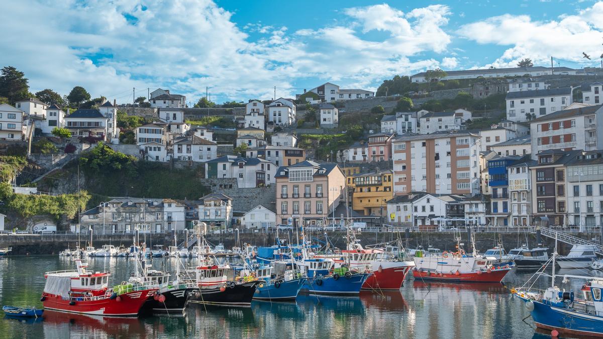 Luarca, en el concejo de Valdés.